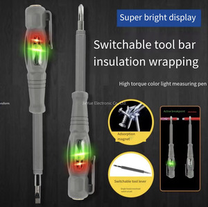 Nouveau modèle de stylo <span class=keywords><strong>testeur</strong></span> numérique pour électricien, outils de poche, <span class=keywords><strong>tournevis</strong></span> cruciformes avec indicateur à ampoule néon, stylo électrique isolé - Product Image 5