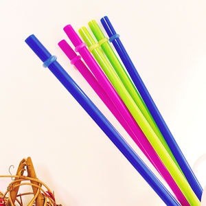 Pajita de exprimidor reutilizable Lisa colorida personalizable, Pajita estrecha apta para lavavajillas reutilizable, pajitas temáticas reutilizables - Product Image 4