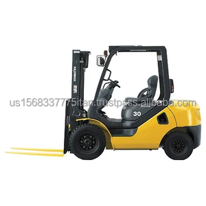 Montacargas Diésel Usado de 3 Toneladas, Original de Japón, Komatsu FD30 con Asiento para Operador, Fuente de Energía Diésel - Product Image 1