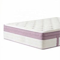 Matelas hybride Hellosleep pour lit double, matelas à mémoire de forme, fermeté moyenne, meubles de chambre à coucher modernes