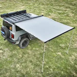 Wareda Aluminium Case Semi-Automatische Outdoor Offroad Intrekbare 4X4 Camp Suv Auto Dak Zijluifel