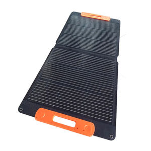 Cargador de panel solar plegable personalizado de fábrica, placa solar plegable de 100W para estación de energía para acampar al aire libre - Product Image 5