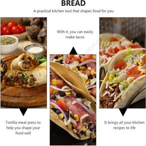 Prensa Manual para Hacer Tortillas de Maíz, Máquina Manual para Hacer Pan y Productos de Grano, para Hornear Tacos y Roti - Product Image 2