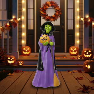 Nuevo Molde de Bruja de Halloween 2026 de Material PP Resistente a la Intemperie con Luces LED, Gran Venta, para Uso en Exteriores - Product Image 4