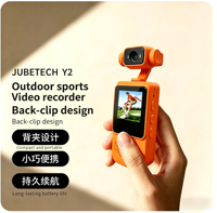 Caméra corporelle portable WiFi 4K JIUBE Y2 la plus vendue, mini caméra de poche pour vlog, grand angle 120°, vision nocturne, enregistreur sportif pour extérieur