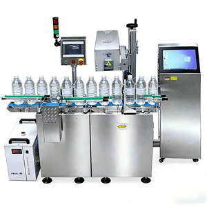 Codificatore e Ispezionatore Laser UV Integrato per Bottiglie di Plastica: Codifica, Traccia, Individua, Rifiuta |   Sistema All-in-One - Product Image 2