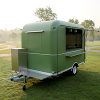 Remorque de Food Truck Cuisine Mobile pour Hot-dogs, Glaces, Burgers – En Promotion avec Équipement Complet