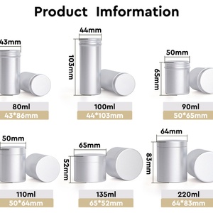 Boîtes en métal personnalisées avec logo imprimé pour emballages de compléments alimentaires, boîtes en aluminium de luxe pour pilules et comprimés - Product Image 2