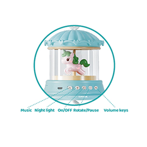 Juguete Musical Giratorio de Plástico BaoHan <span class=keywords><strong>para</strong></span> <span class=keywords><strong>Cuna</strong></span> de Bebé, Silla Mecedora con Tonos, Proyección de Luz, Control Remoto, Soporte <span class=keywords><strong>para</strong></span> <span class=keywords><strong>Cuna</strong></span> - Product Image 5