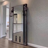 Nouvelle conception – Appareil de musculation mural réglable à double câble en acier, multifonctionnel pour l'entraînement des bras et de la poitrine, idéal pour la salle de sport et la maison