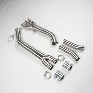 Tuyau d'échappement intermédiaire de 3,5'' pour BMW X3M/X4M F97/F98 2019-2021 3.0T S58, haut débit pour une efficacité d'échappement améliorée - Product Image 5