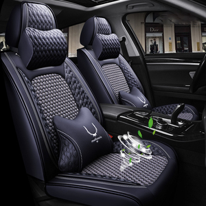 Fundas de Asiento de Coche de Diseño Universal 5D de Seda Helada, Lujosas y Cómodas, Personalizadas de Fábrica, en Stock, Buen Precio, 2026 - Product Image 6