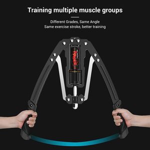 <strong>Chest</strong> Expander Muscle Training Fitness Equipment Adjustable 22-440lbs Hand Strengthen Hydraulic <strong>Power</strong> Twister Arm Exerciser - Product Image 3