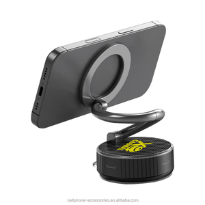 ที่วางโทรศัพท์ระบบแม่เหล็กที่ยึดซิลิโคนดูดสุญญากาศมีมุมปรับได้กันน้ำติดตั้งบนแผงหน้าปัดรถยนต์ - Product Image 2