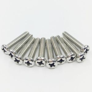 Stainless Steel 201 Phillips Head Machine Screws M3 M4 M5 M6 M8 Round Head Pan Head Metric Grade A Standard Thread - Product Image 1