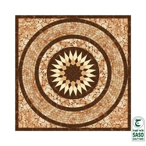 Baldosa de Alfombra de Lujo GUCI, Cristal Pulido, Brillante, Estilo Real Dorado, Patrón de Parqué - Product Image 4