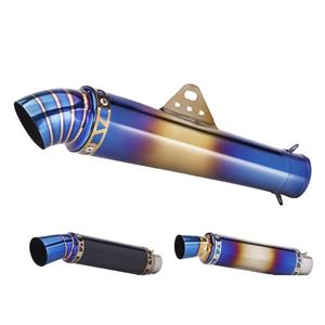 Pot d'échappement de moto, adapté aux modèles YAMAHA, Kawasaki, Honda, accessoire de modification de la section arrière, silencieux GP76 - Product Image 2