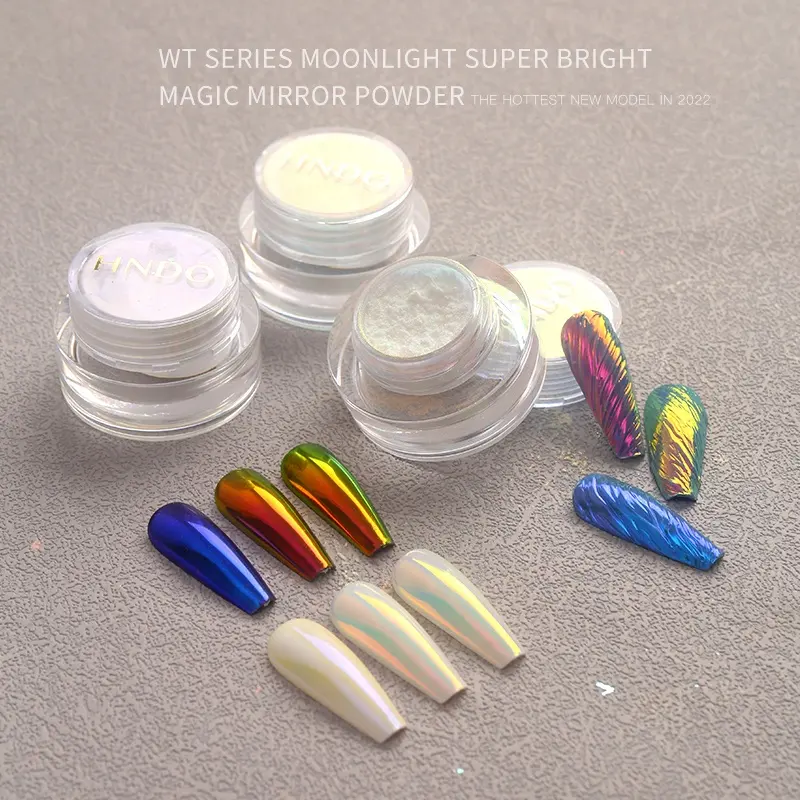 HNDO superior quality aurora pigments Cosmetic pearl powder chrome chameleon pigment