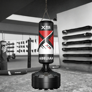 <span class=keywords><strong>Sac</strong></span> <span class=keywords><strong>de</strong></span> frappe sur pied réglable en hauteur, équipement d'entraînement <span class=keywords><strong>de</strong></span> <span class=keywords><strong>boxe</strong></span> avec logo personnalisé, vente chaude - Product Image 2