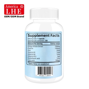 Suplemento de Ginkgo Biloba en Cápsulas, Extracto de Ginkgo Biloba de Alta Potencia, Favorece la Función Cerebral, 150 mg, 120 Cápsulas, ¡Oferta! - Product Image 3