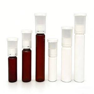 Bouteille vide en plastique <span class=keywords><strong>de</strong></span> qualité alimentaire 10ML 20ML 30ML pour liquides buccaux, pilules et capsules, double compartiment avec couvercle, pour produits <span class=keywords><strong>de</strong></span> santé - Product Image 1