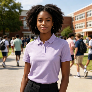 Polo in Seta Modal Rinfrescante per Uomo e Donna, Tinta Unita, Traspirante, Assorbe l'Umidità, Uniforme da Lavoro, Top Casual, Vendita all'Ingrosso Personalizzabile - Product Image 6