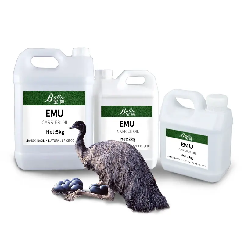 Fabricant vente en gros de qualité thérapeutique en vrac peau naturelle de pied corps huile d'autruche Pure Emu australien