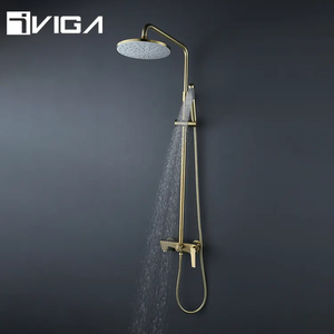<span class=keywords><strong>Colonne</strong></span> <span class=keywords><strong>de</strong></span> <span class=keywords><strong>douche</strong></span> exposée pour salle <span class=keywords><strong>de</strong></span> bain <span class=keywords><strong>avec</strong></span> bec <span class=keywords><strong>de</strong></span> <span class=keywords><strong>baignoire</strong></span>, pomme <span class=keywords><strong>de</strong></span> <span class=keywords><strong>douche</strong></span> <span class=keywords><strong>de</strong></span> 9 pouces <span class=keywords><strong>robinet</strong></span> <span class=keywords><strong>de</strong></span> <span class=keywords><strong>douche</strong></span> <span class=keywords><strong>de</strong></span> pluie doré - Product Image 4