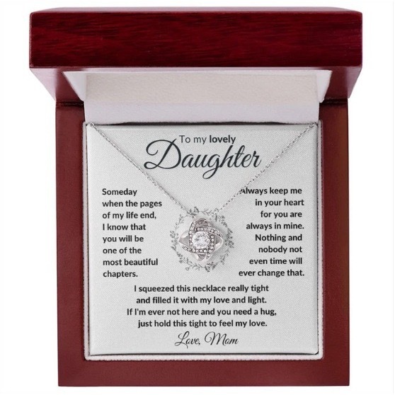 Necklace (silver) + C card light box