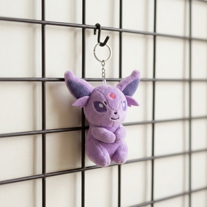 Porte-clés en peluche Pokémon mignon de 4 pouces, animaux en peluche kawaii, pendentif pour sac à dos, sac d'école - Product Image 2