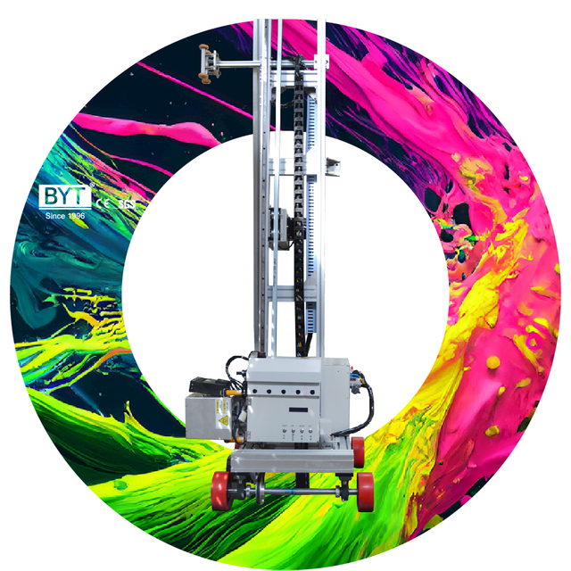Automated 3d Wall Floor Printer Vertical Uv Printing Robot Multi Color Inkjet Printers Fort Interior Exterior Wall Printer