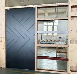 Túi cửa trượt trượt hệ thống treo cửa con lăn với cơ chế đóng mềm mềm đóng van điều tiết đóng cửa trượt Hệ thống phần cứng - Product Image 5