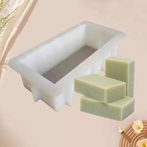 Tùy Chỉnh Handmade Silicone Vuông Xà Phòng Loaf Khuôn Cho 8*3.5*2.5 Inch Bê Tông Hình Chữ Nhật Xà Phòng - Product Image 3