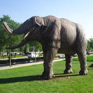 Elefante animatrónico 3d, Animal realista, tamaño real