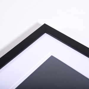 Wholesale Modern Fashion Wall Hanging Matte Black Pine Wood Display Vinyl Gold <strong>Record</strong> <strong>Frame</strong> - Product Image 2
