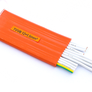 TVVB Flexible <strong>Cable</strong> Portable <strong>Cable</strong> 12*1.5mm&sup2; Gray Black Orange Flexible Flat <strong>Cable</strong> - Product Image 4