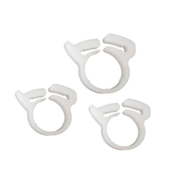 Colliers de serrage à double mâchoire à cliquet réglables en plastique, métriques 3,8-27,6 mm, type OEM
