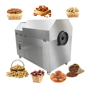 Preço Rotary Drum Nut Roaster Gás Small Salt Girassol Seed Máquina japonesa do assado da batata doce para a casa