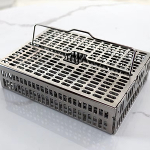 Khay phòng thí nghiệm dụng cụ nha khoa khử trùng <span class=keywords><strong>Cassette</strong></span> khử trùng giỏ - Product Image 1