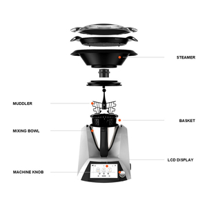 Cuiseur <span class=keywords><strong>thermique</strong></span> multifonction Appareils de cuisine Machine à soupe scellée New Thermo Mixer Tm6 Food Processors Blender - Product Image 6