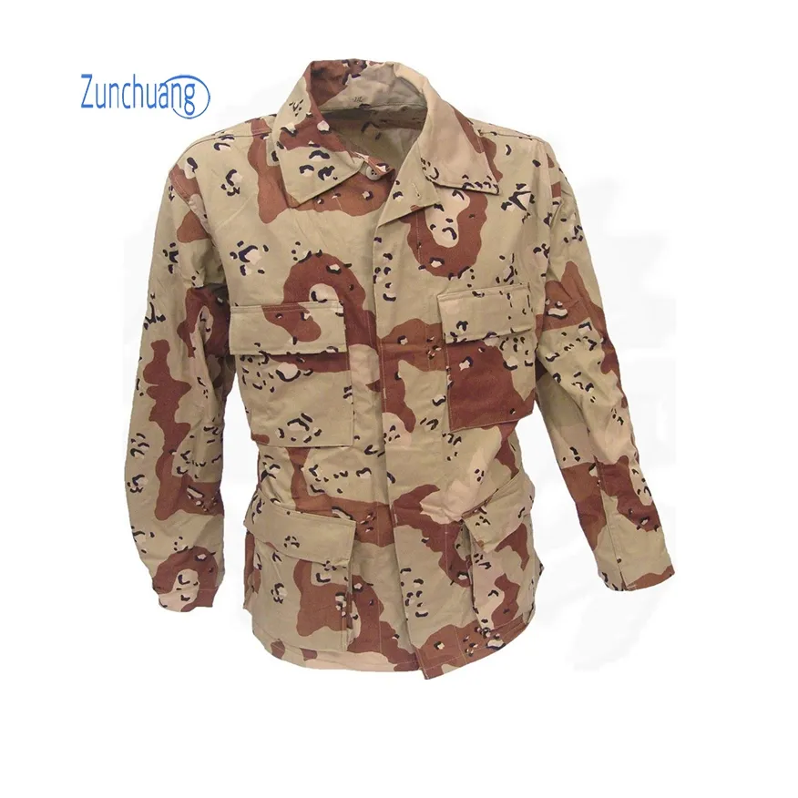 Veste de camouflage du désert de haute qualité uniforme de combat camouflage déguisement costume de camouflage