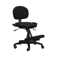 Chaise de bureau ergonomique pivotante à hauteur réglable en tissu moderne de haute qualité, design le plus populaire 2025, base en nylon DIN 4550