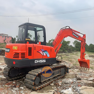 รถขุดขนาดเล็ก <span class=keywords><strong>Daewoo</strong></span> DH55 มือสองจากเกาหลีใต้ รุ่น Solar 55 <span class=keywords><strong>Doosan</strong></span> 5.5 ตัน รถขุดตีนตะขาบขนาดเล็ก เครื่องจักรก่อสร้าง - Product Image 3