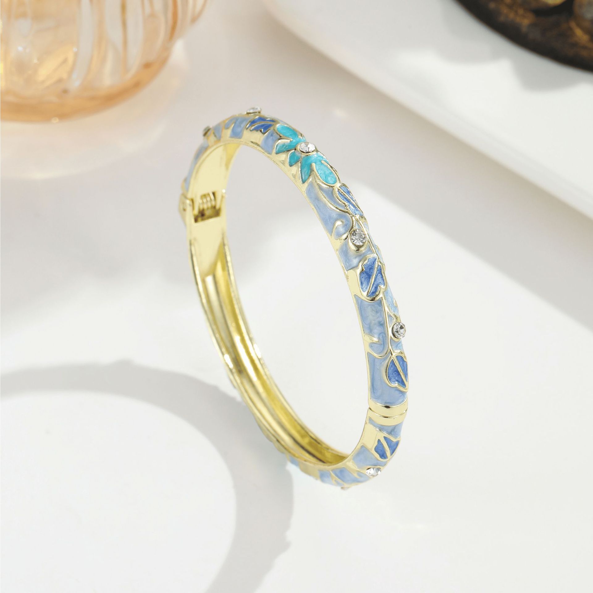 Bleu sable mouvant - Ovale
