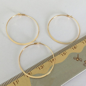 Premium Simple Style Flat Wire <strong>Earring</strong> <strong>Hook</strong> 14k Gold Filled Jewelry Accessories Made Durable Brass for Easy <strong>Earring</strong> Making - Product Image 4
