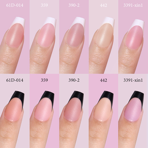 150 Stück Großhandel Presse auf Gel nägeln Französisch Weiß Schwarz Tipps Private Label Mandel Quadrat Sarg Französisch Presse auf Nägeln Streifen - Product Image 2