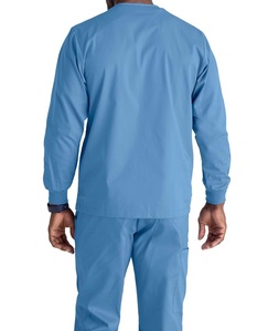 เครื่องแบบ<span class=keywords><strong>พยาบาล</strong></span>แบบเรียบง่ายของผู้<span class=keywords><strong>ชาย</strong></span>ชุดทำงาน<span class=keywords><strong>คอกลม</strong></span>แขนยาวสีน้ำเงิน - Product Image 2