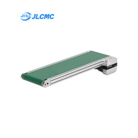 Transportador de Banda Plana Industrial JLCMC TSKPV01 con Ruedas de 80 mm, Mini Máquina Económica para Línea de Producción de PVC
