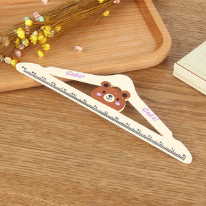 Regla de Madera Creativa de 15 cm con Diseño de Dibujos Animados, Herramienta de Medición para Estudiantes - Product Image 4