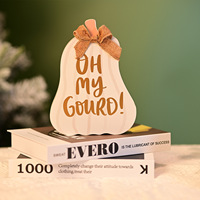 Décorations en bois de citrouille pour fête de la récolte, ornements créatifs pour la maison, décorations de table artisanales